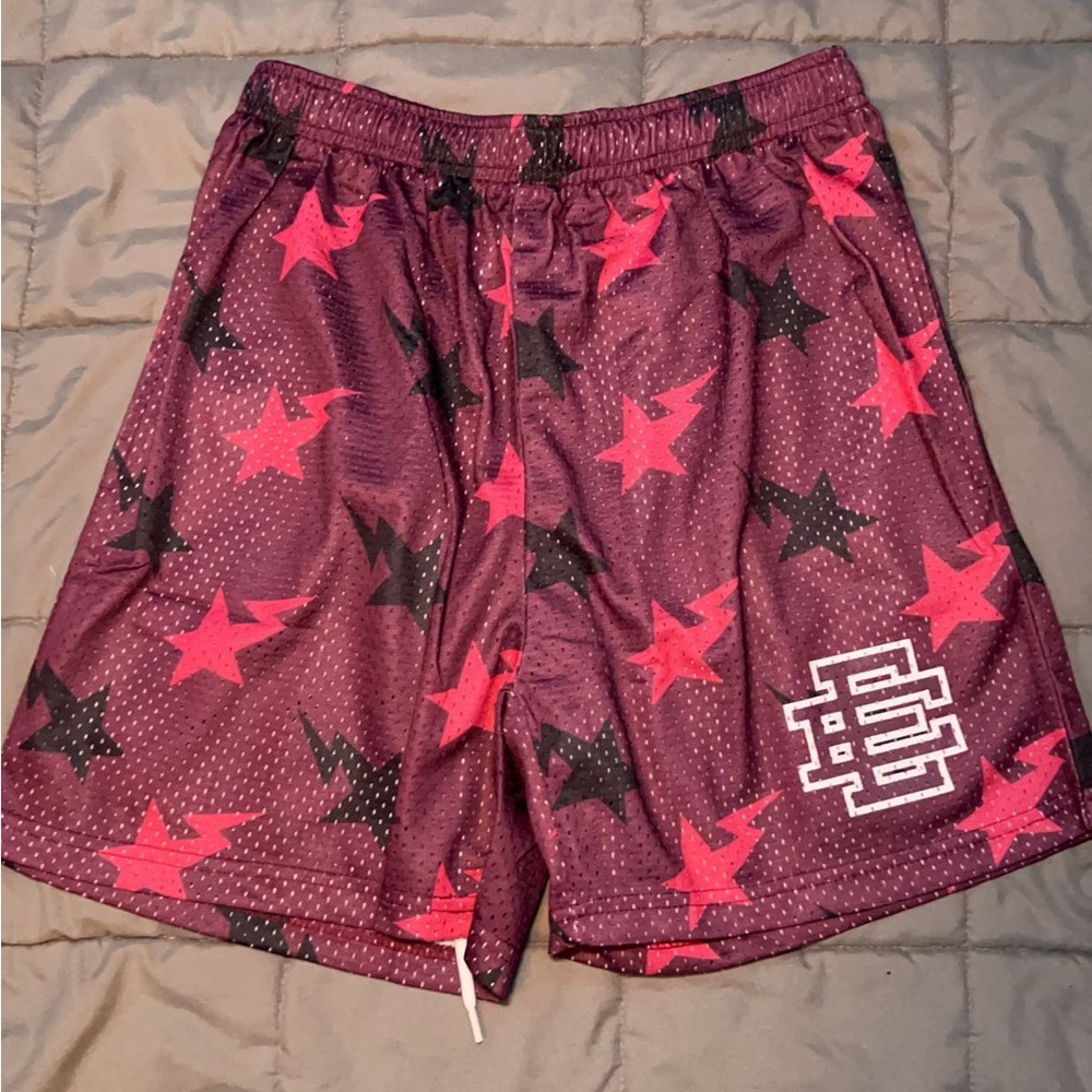 Eric emanuel bape shorts size medium